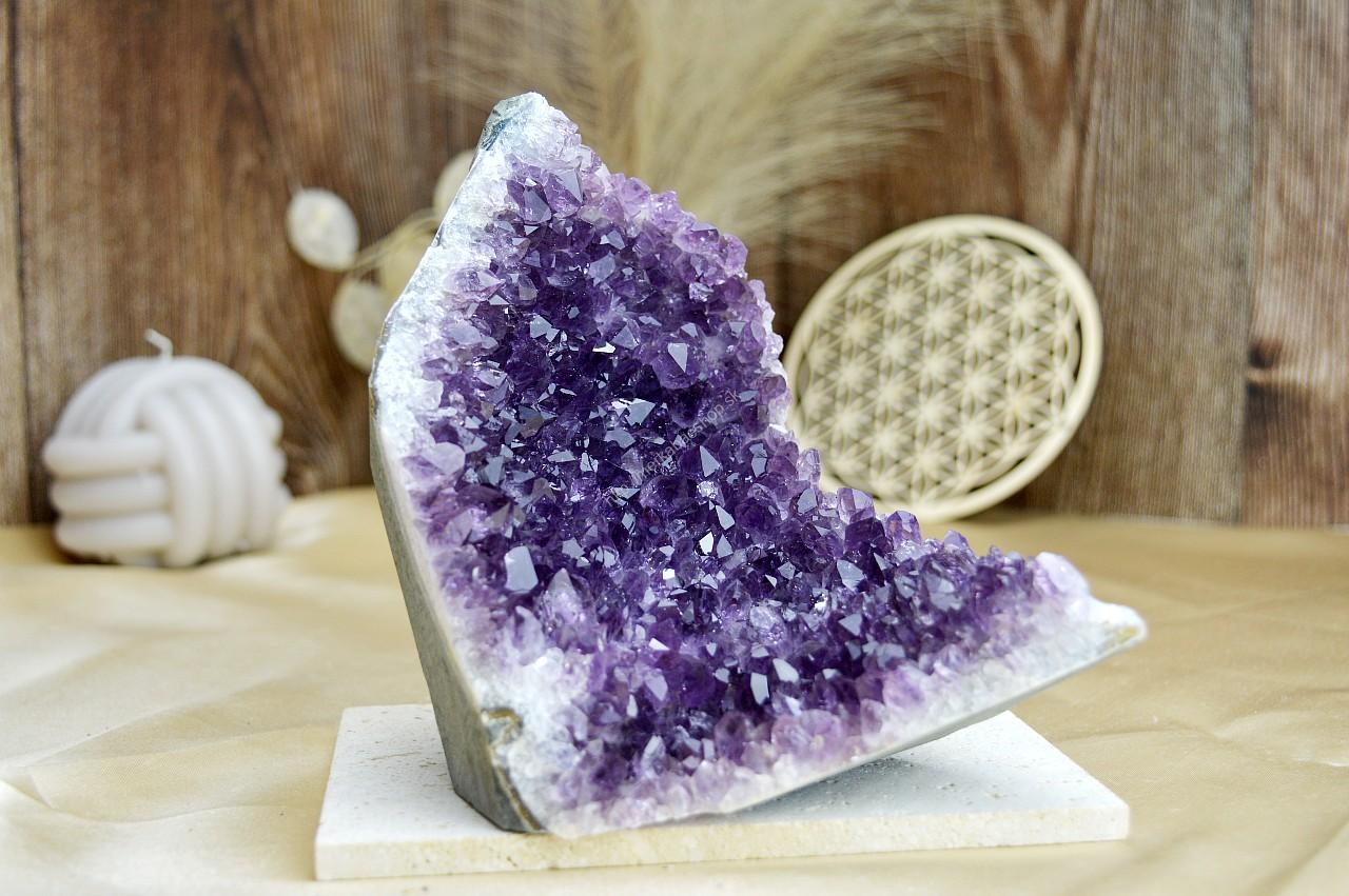 AMETYSTOVÁ drúza #15 Božskosť, Intuícia, Rovnováha, pokojný Spánok - 1,3 kg Extra kvalita – Obrázok 4