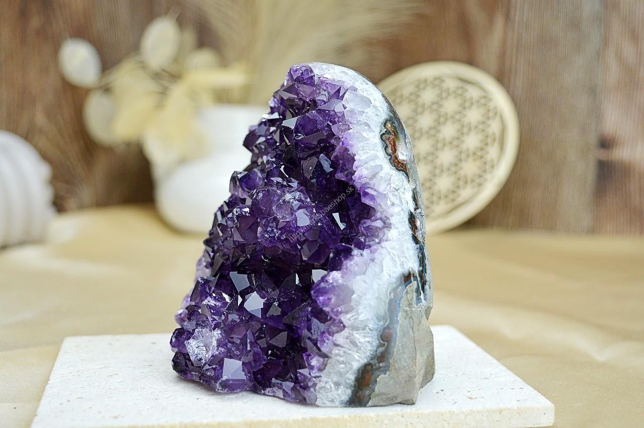 AMETYSTOVÁ drúza #6- Božskosť, Intuícia, Rovnováha, pokojný Spánok - Extra kvalita – Obrázok 3