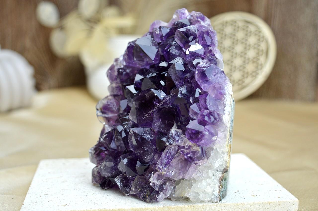 AMETYSTOVÁ drúza #1- Božskosť, Intuícia, Rovnováha, pokojný Spánok - Extra kvalita Uruguay