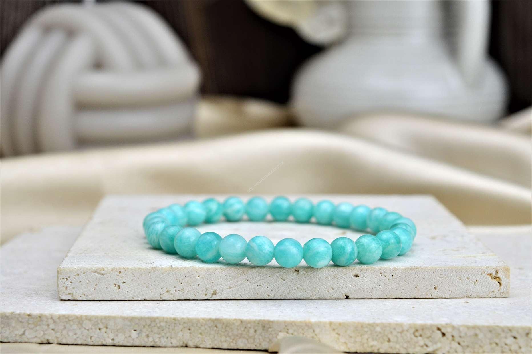 AMAZONIT - Talizman Rovnováhy, Pravda, Zdravie, Štítna Žľaza AAA Kvalita