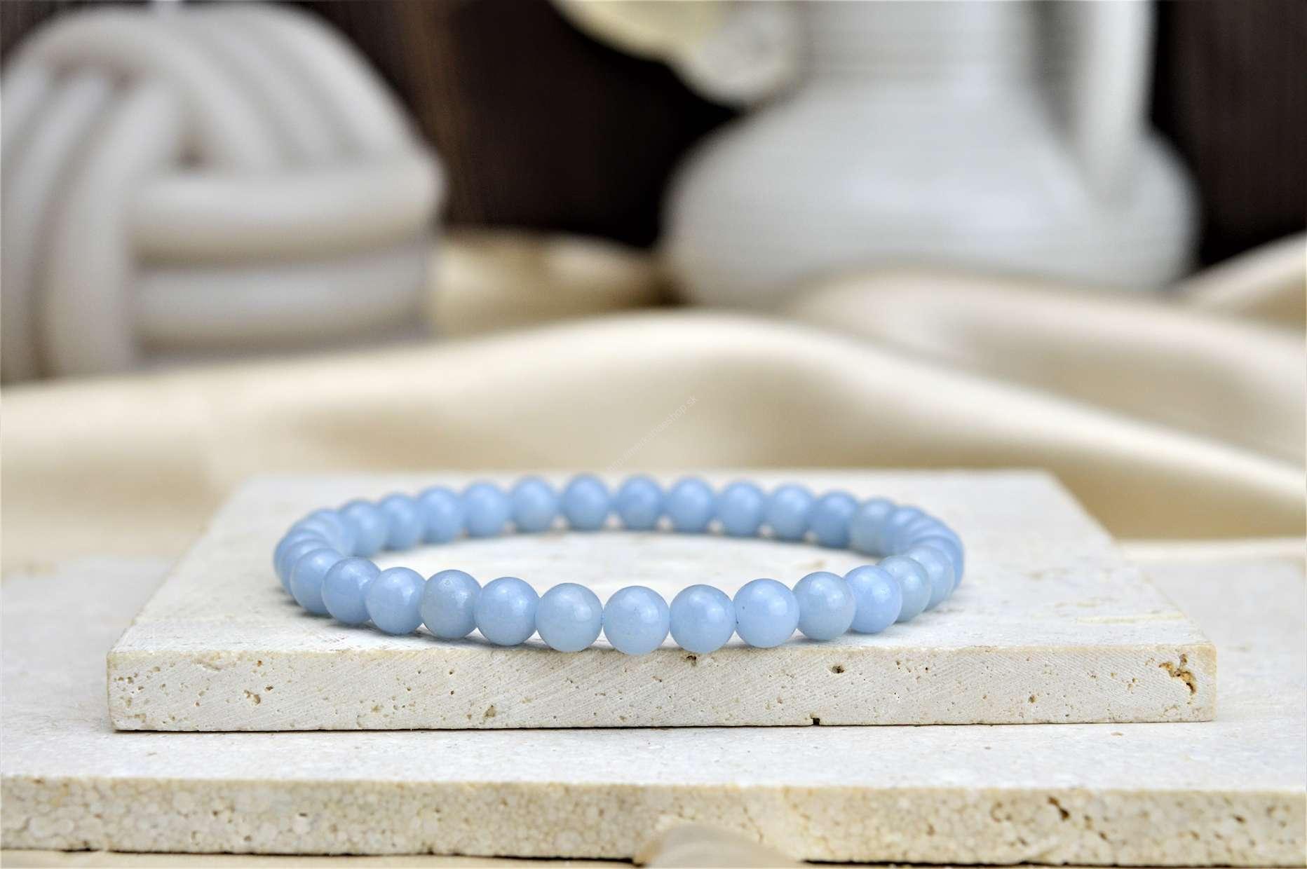 ANGELIT Anjelské spojenie 6,5mm- Mier, Sebavedomie, Znovuzrodenie, objavenie Skrytej sily AAA kvalita