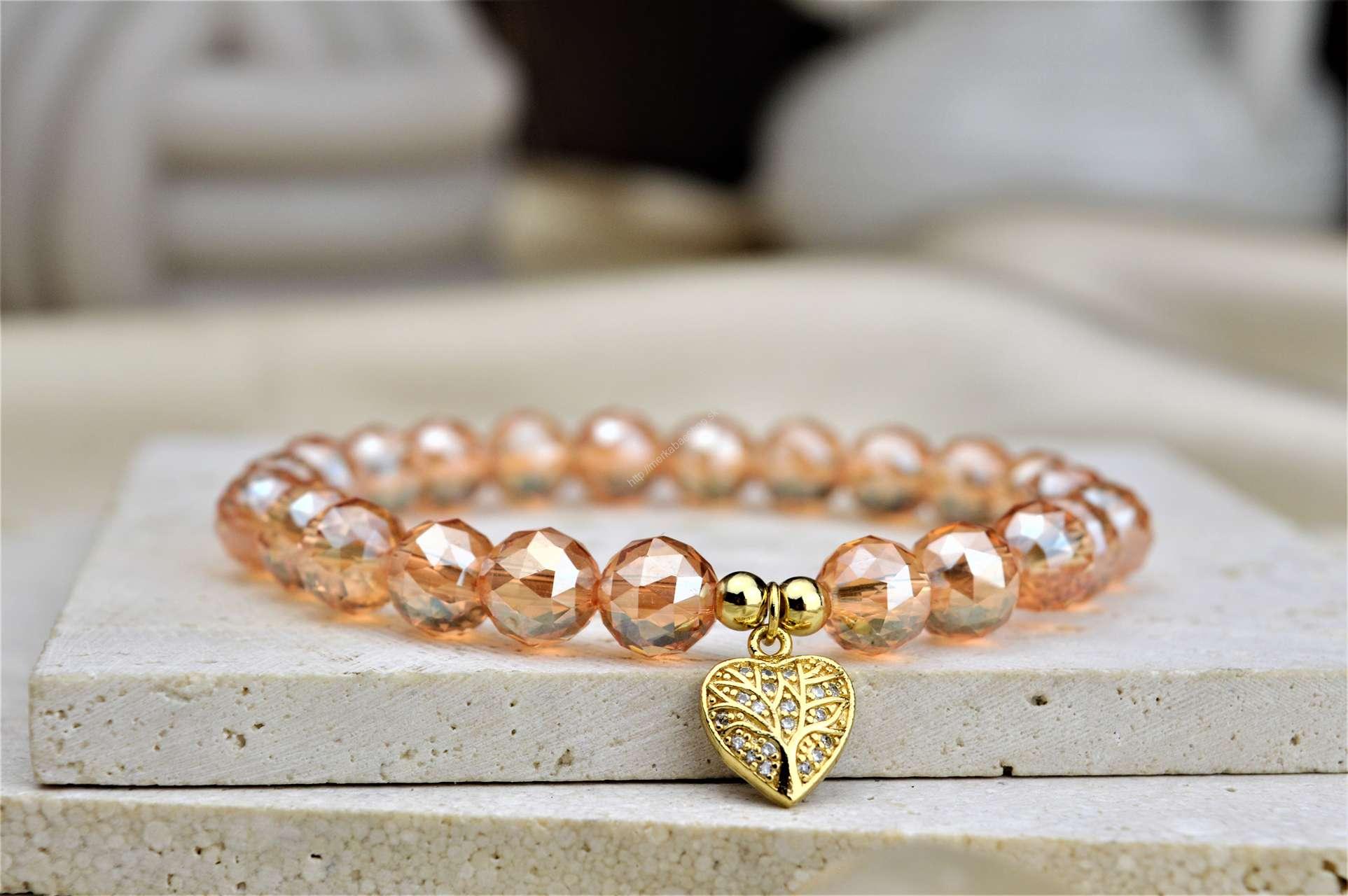 brúsený KRIŠTÁĽ AQUA AURA zlatá - Energia, Uvoľnenie Negativity, Očista Aury, Ochrana