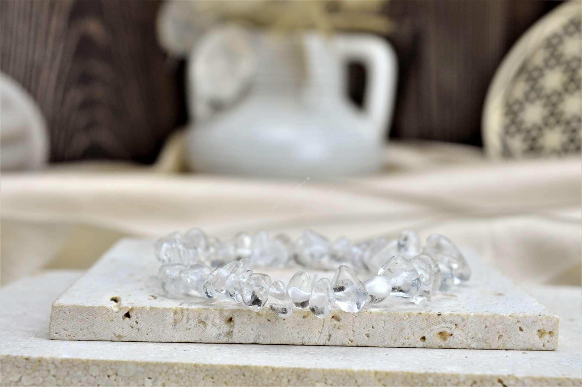 Náramok sekaný KRIŠTÁĽ – Svetlo na Zemi, Majster liečiteľ, Manifestovanie, Sila, Energia