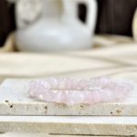 náramok sekaný RUŽENÍN- Bezpodmienečná Láska, Sebaláska, Odpustenie, Radosť, Srdcová Čakra