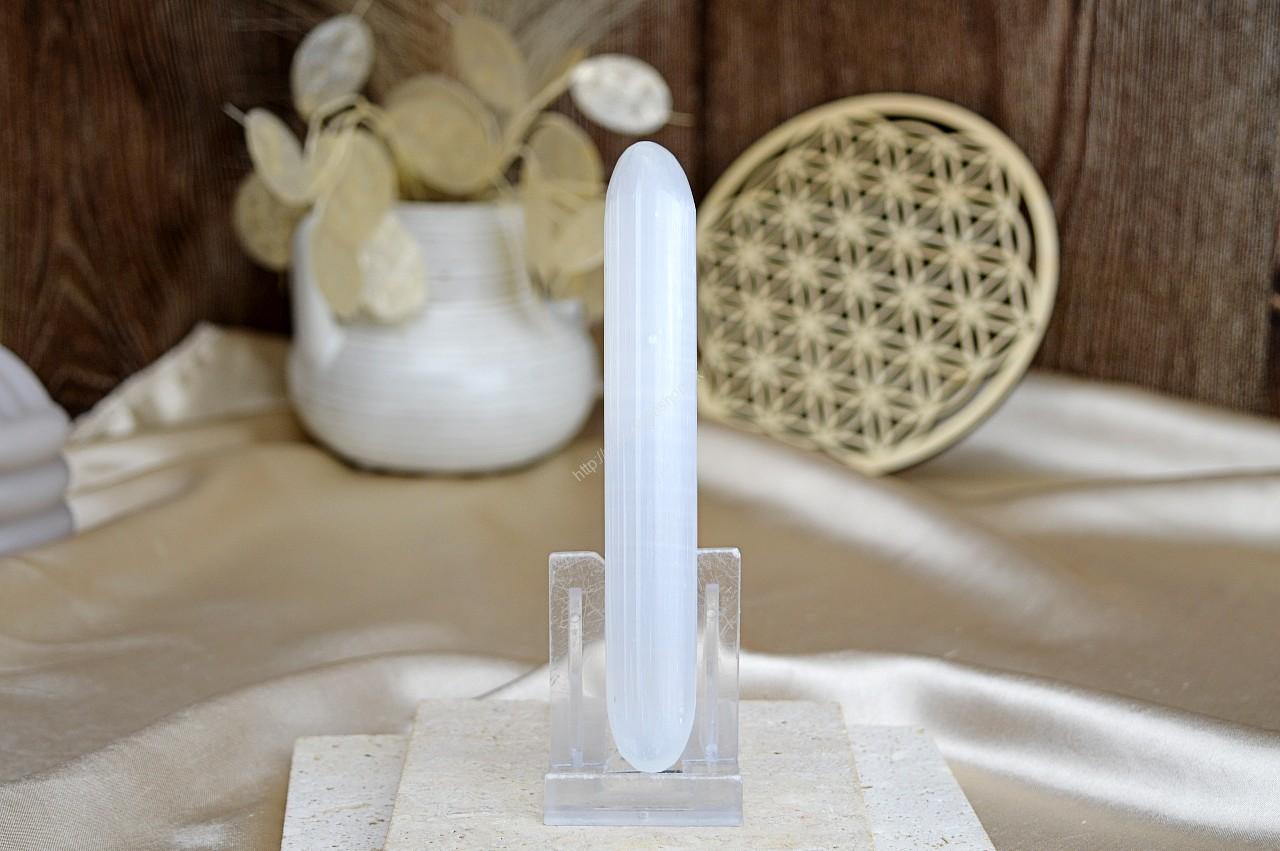 Vysoko-vibračná masážna tyč zo SELENITU