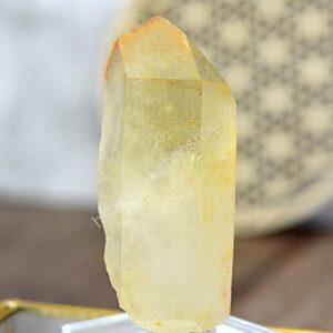 Surový hrot/obelisk z pravého CITRÍNU #9- Hojnosť, Radosť, Šťastie, Zdravé trávenie, Znižuje Strach a Obavy