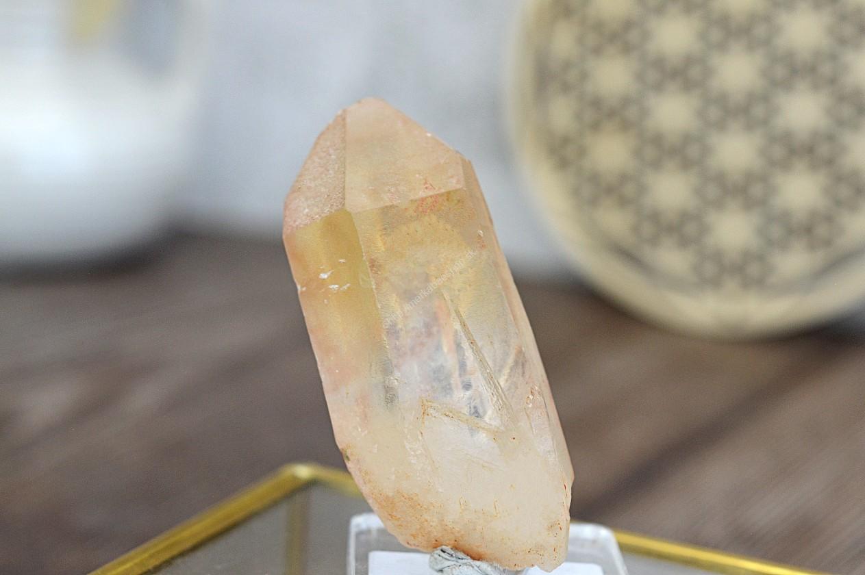 Surový hrot/obelisk z pravého CITRÍNU #5- Hojnosť, Radosť, Šťastie, Zdravé trávenie, Znižuje Strach a Obavy