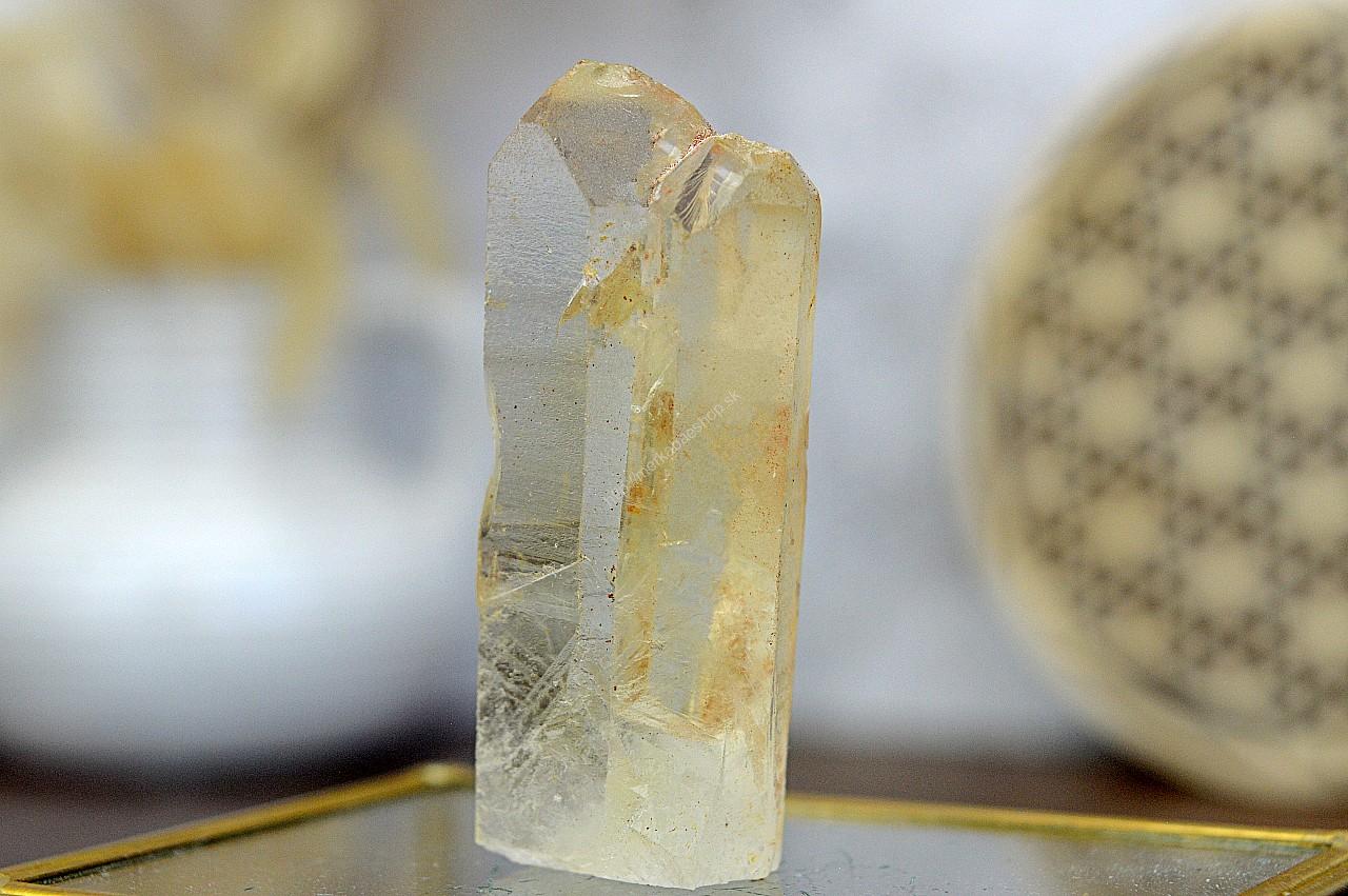 Surový hrot/obelisk z pravého CITRÍNU CHANELING #10- Hojnosť, Radosť, Šťastie, Zdravé trávenie, Znižuje Strach a Obavy