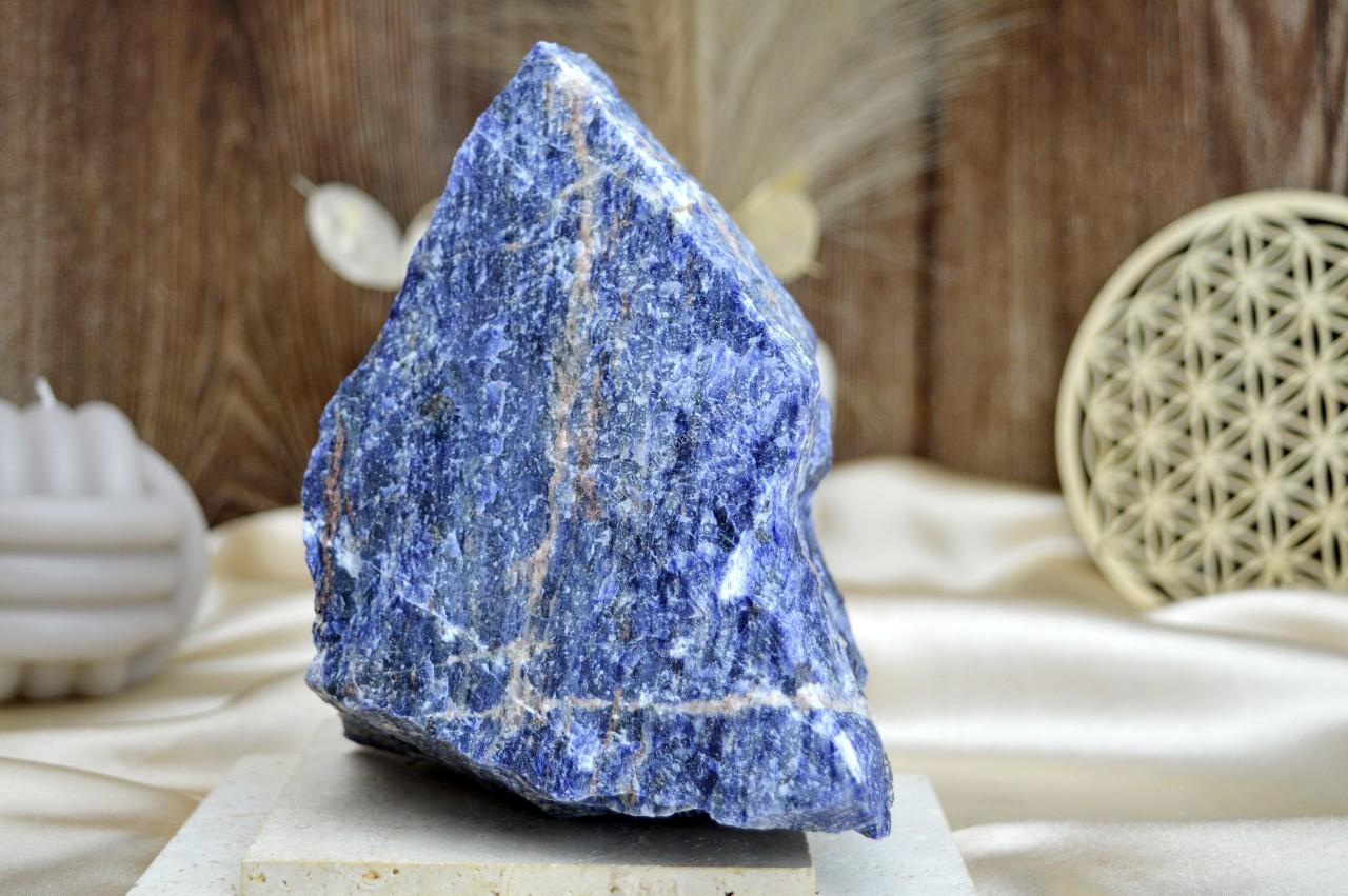 Surový SODALIT #3-1,46kg- Komunikácia, Intuícia, Sústredenie, Uvoľnenie uviaznutých emócií AAA KVALITA – Obrázok 2