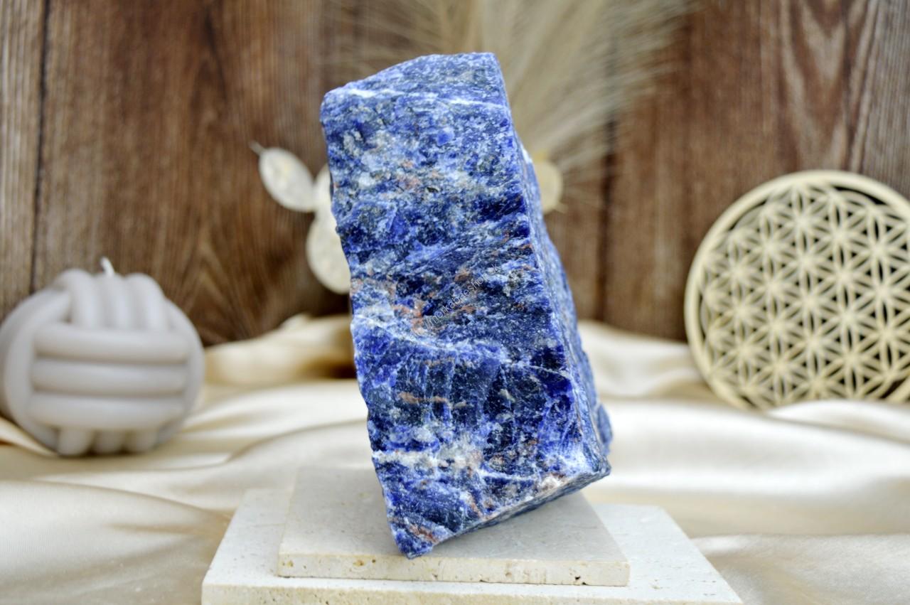 Surový SODALIT #3-1,46kg- Komunikácia, Intuícia, Sústredenie, Uvoľnenie uviaznutých emócií AAA KVALITA – Obrázok 3