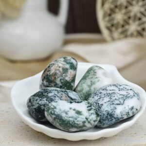 Kamienky ACHÁT MACHOVÝ- Nové začiatky, Hojnosť, Rovnováha, Otvorenosť