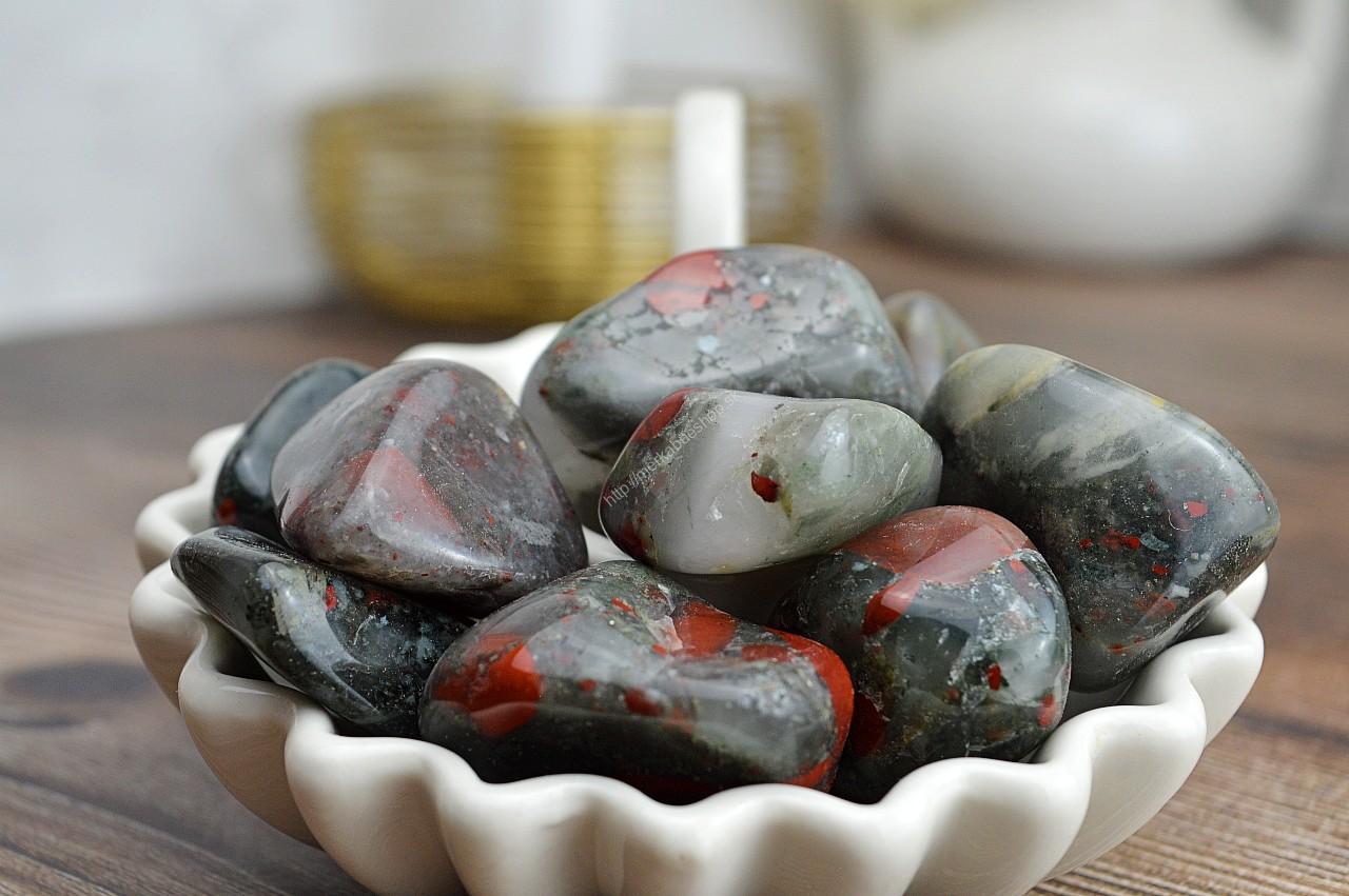 Kamienky HELIOTROP - Sila, Odvaha, Očista, Uzemnenie, Spirituálna Komunikácia, Rozptýlenie Negativity