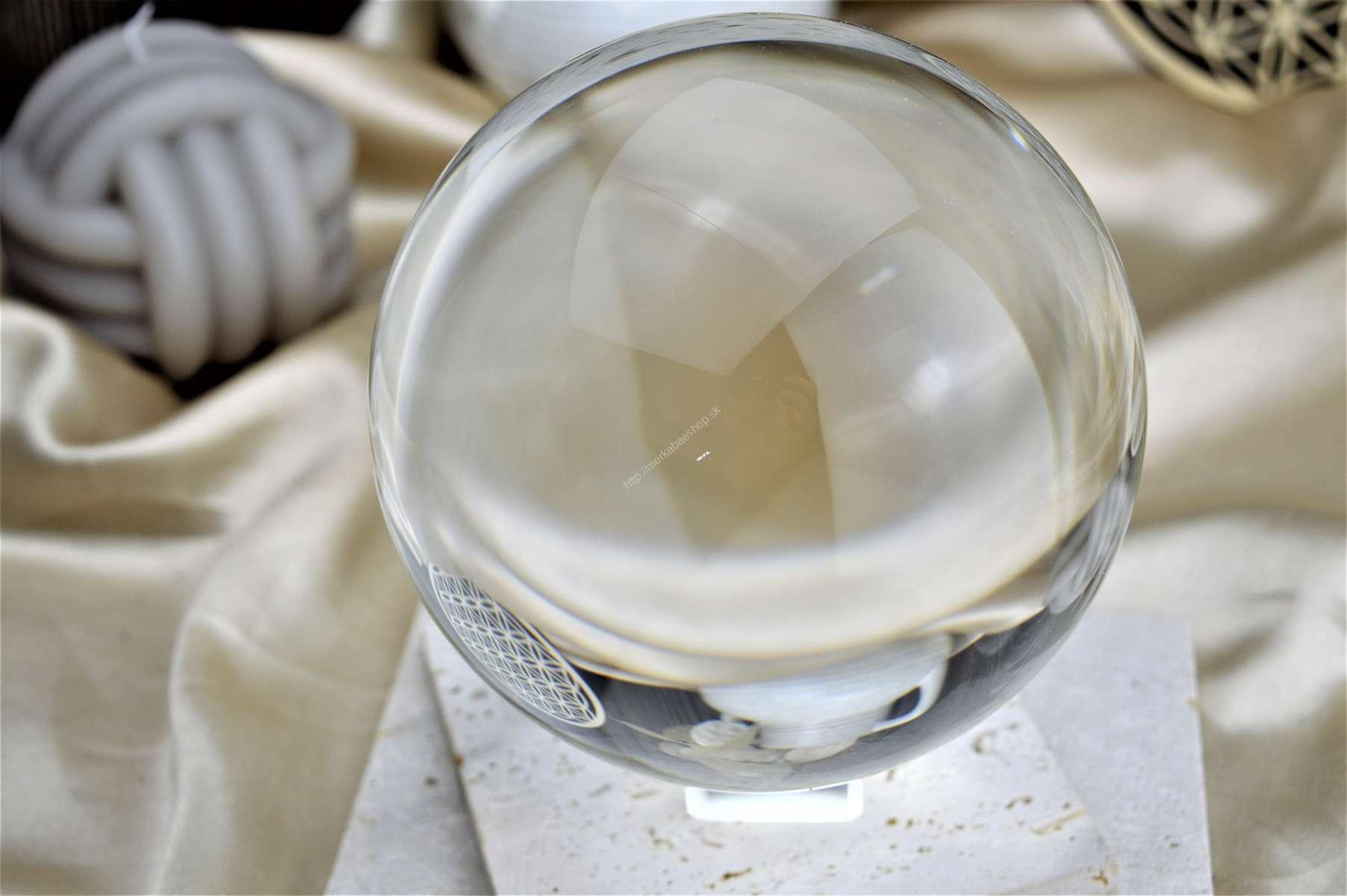 Feng-Shui brúsená veštecká Kryštáľová guľa AA kvalita 10,5 cm v Darčekovom Balení – Obrázok 2