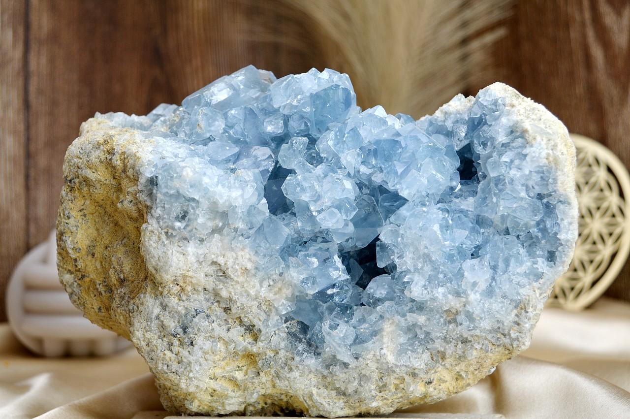 Celestínová Drúza 8 Energia Anjelov 3,83kg -TOP KVALITA – Obrázok 5