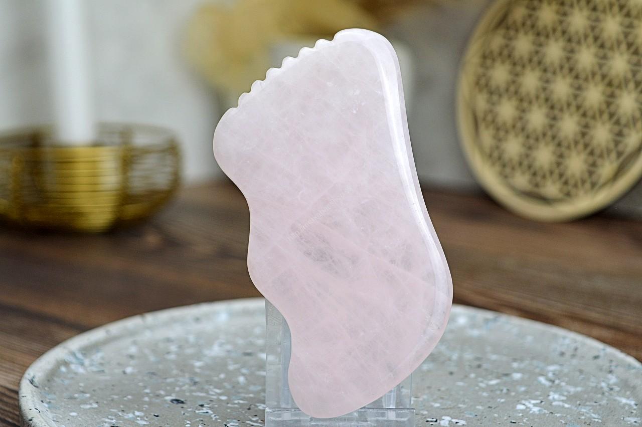 Masážny kameň Gua-Sha RUŽENÍN Veľká "Vlna"