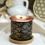 Kadidelnica/difúzer na pálenie kadidiel na čajovom kahanci