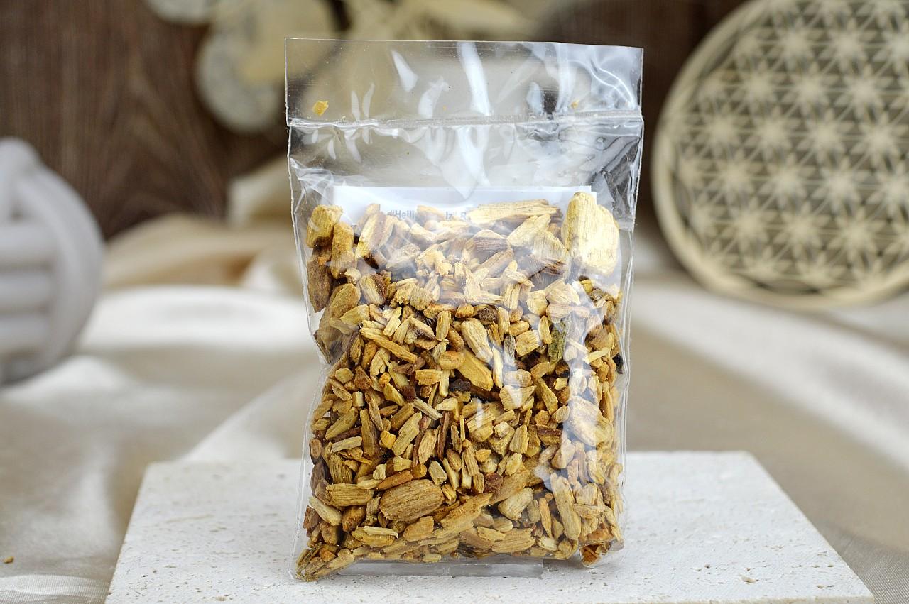 1 akosť PALO SANTO Štiepky na vykurovanie 20g ( očista, meditacia, upokojenie, sexuálna energia, otvára ducha)