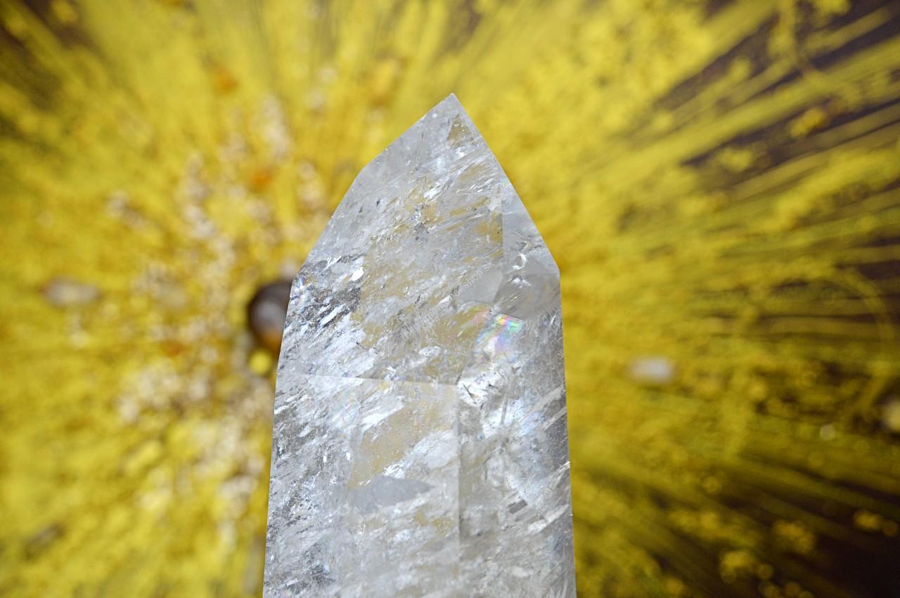 Majstrovský KRIŠTÁĽOVÝ CHANELINGOVÝ generátor/obelisk #1 s Dúhami EXTRA KVALITA – Obrázok 7