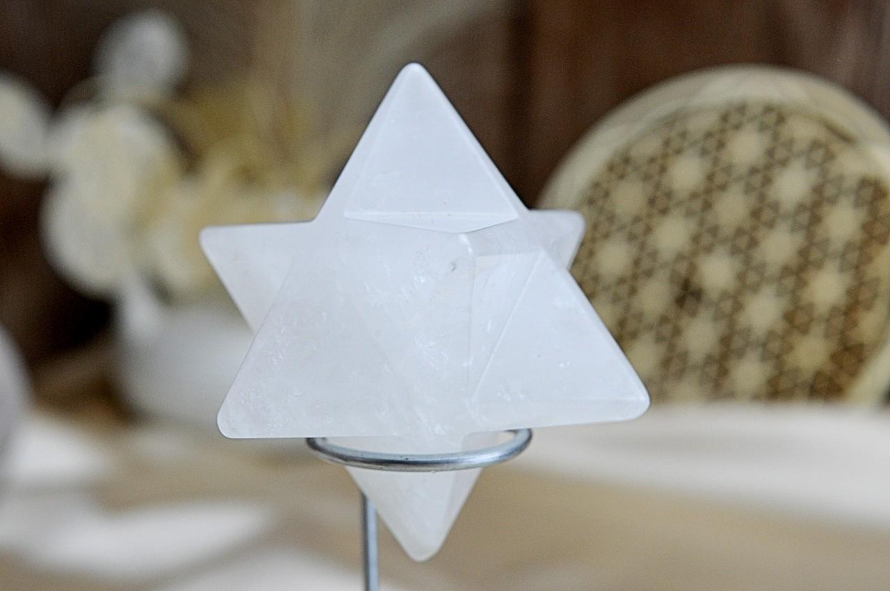 Merkaba z KRIŠTÁĽU #6,5 cm