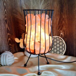 EL. Industriálna Lampa s Ružovou HIMALÁJSKOU SOĽOU #1