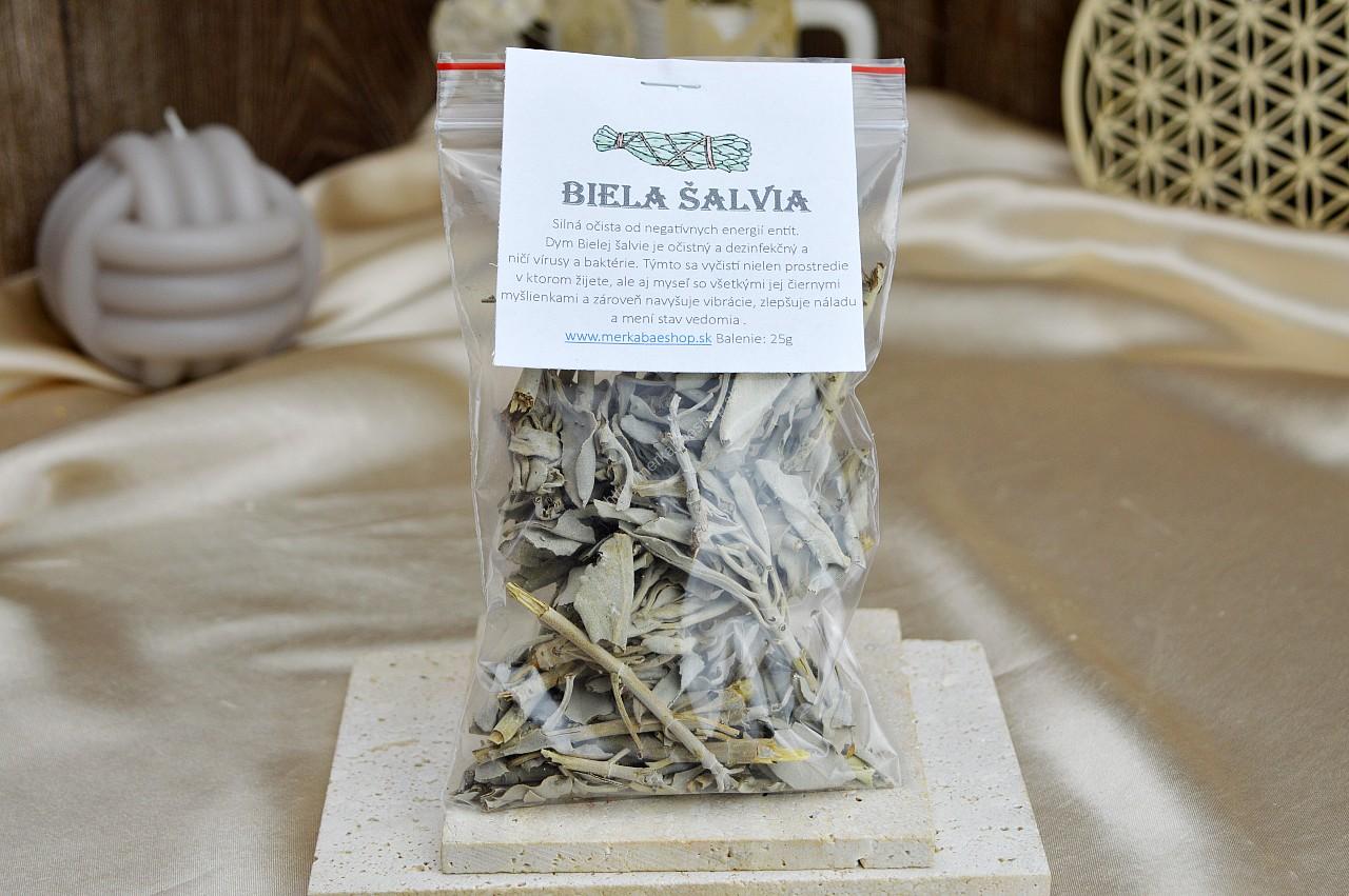 BIELA ŠALVIA 25g - Očista, Ochrana, Navýšenie Vibrácií