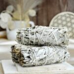 Vykurovací zväzok BIELA ŠALVIA 10cm - Očista, Ochrana, Navýšenie vibrácií