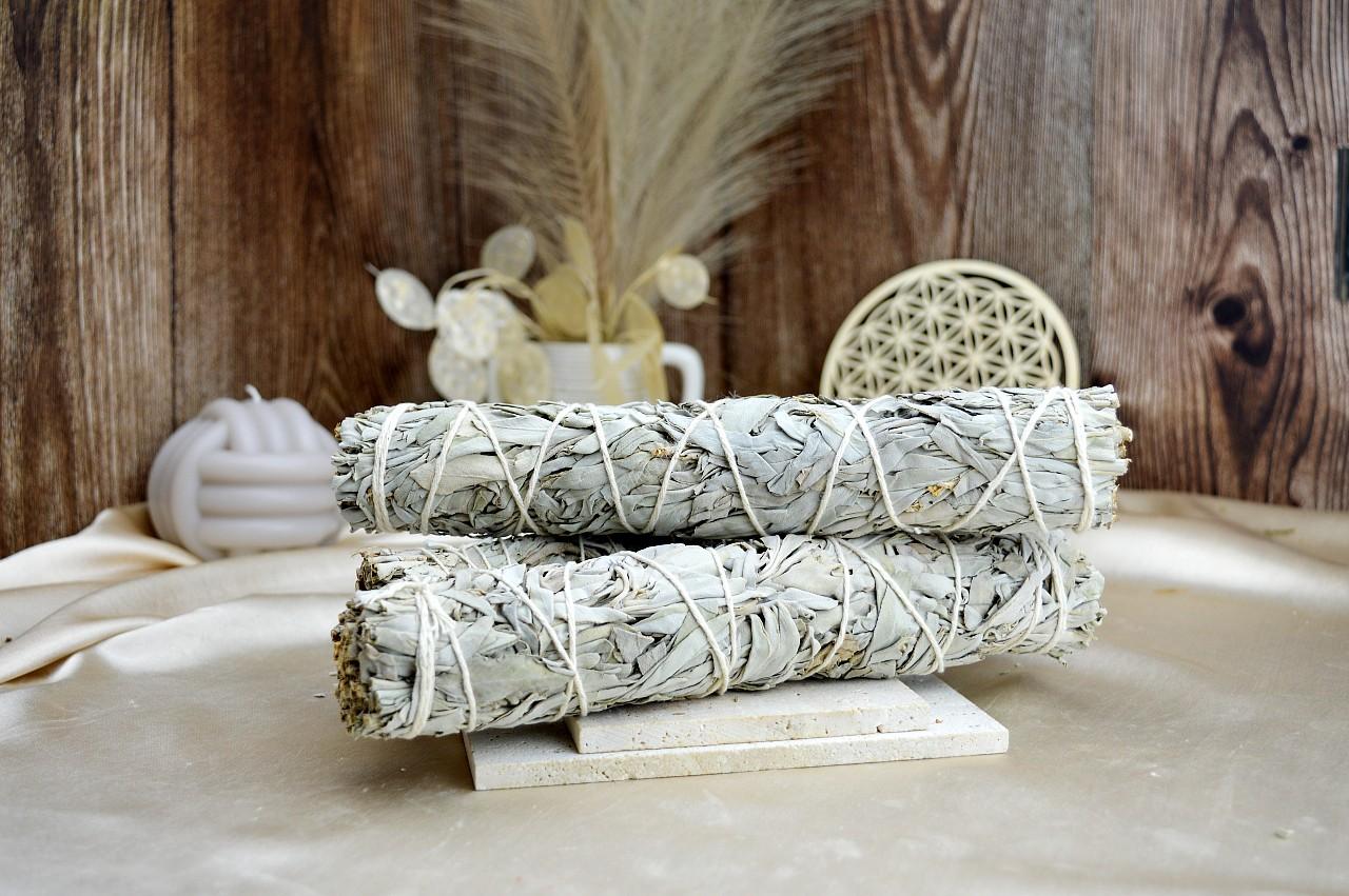 Vykurovacie zväzky BIELA ŠALVIA 22,5cm - Očista, Ochrana, Navýšenie vibrácií