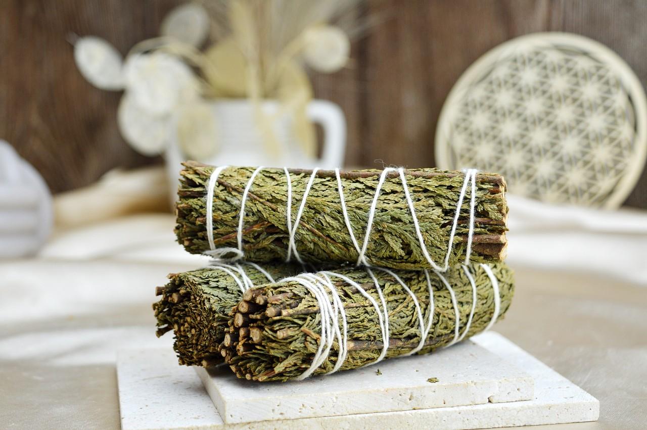 Vykurovacie zväzky CÉDER 10cm - Prehĺbenie meditácie, Upokojenie, Zmiernenie úzkosti