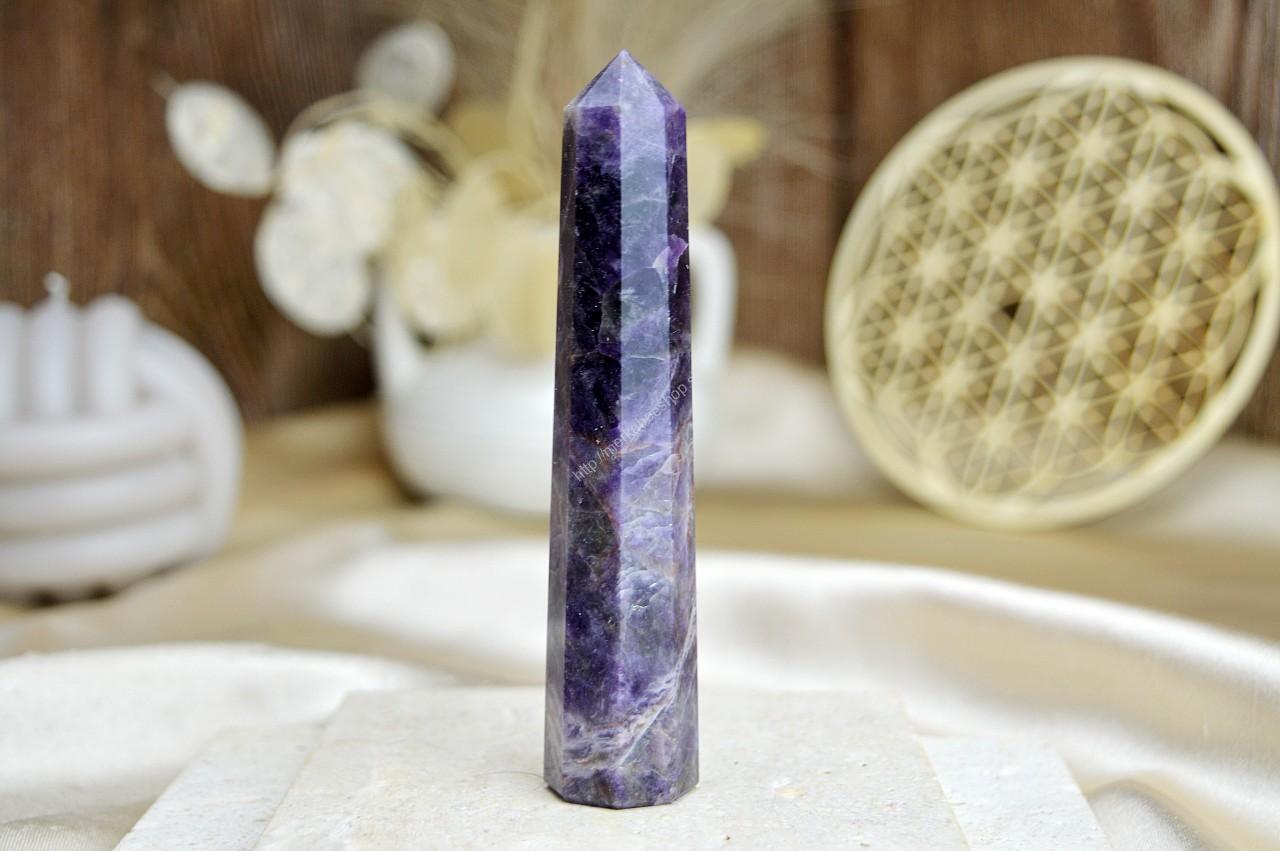 Generátor/obelisk AMETYST #8 - Božskosť, Intuícia, Rovnováha, pokojný Spánok