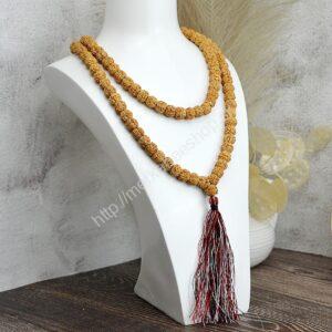 Náhrdelník MALA RUDRAKASHA (prírodný 108 guličiek)