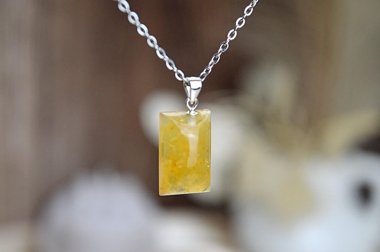 prívesok OPÁL MEDOVÝ #2 Ag925 - PMS, Zmierňuje stres a depresie, Stabilita