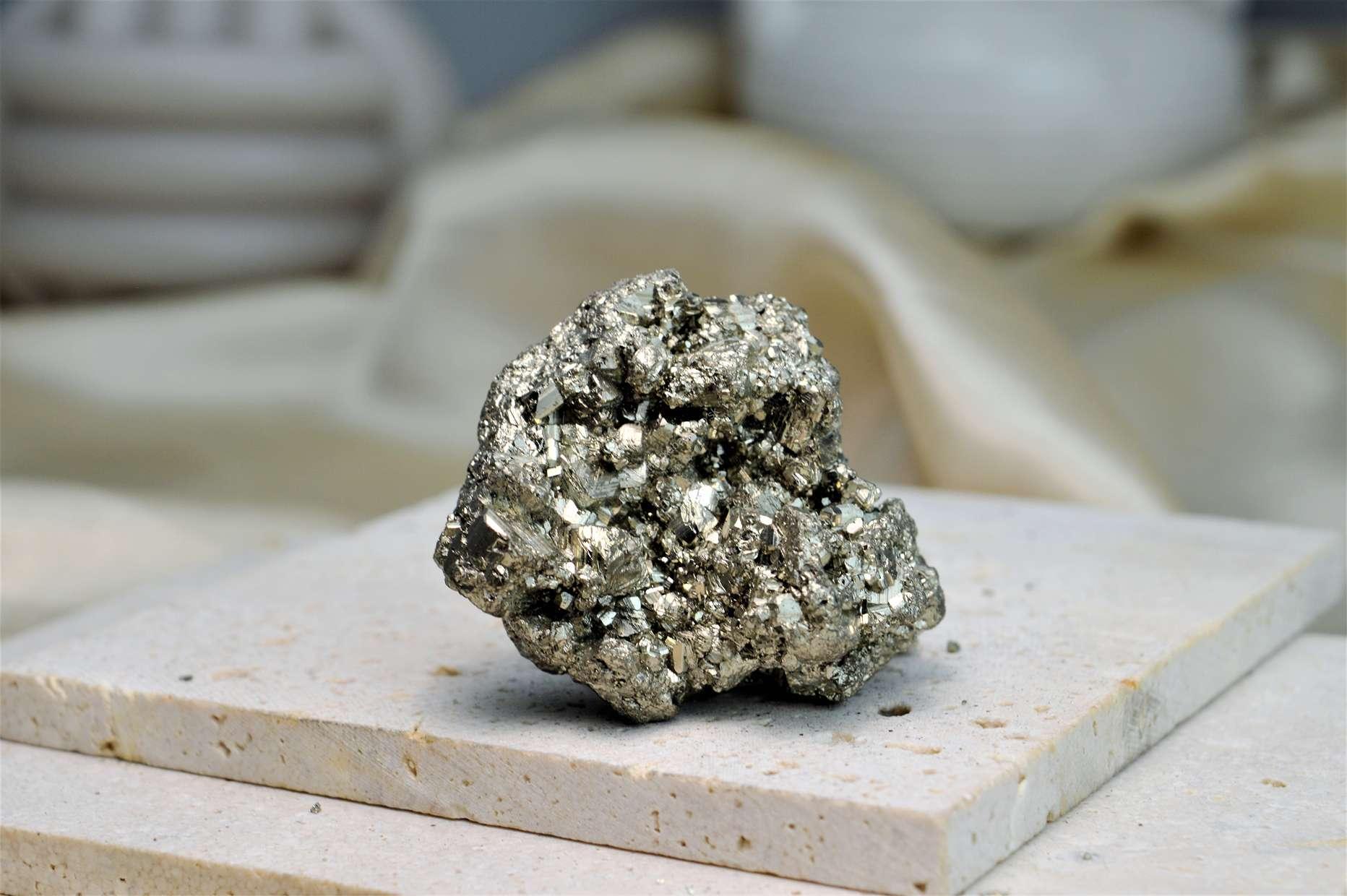 PYRITOVÁ drúza #15 Hojnosť, Šťastie, Ochrana, Manifestácia