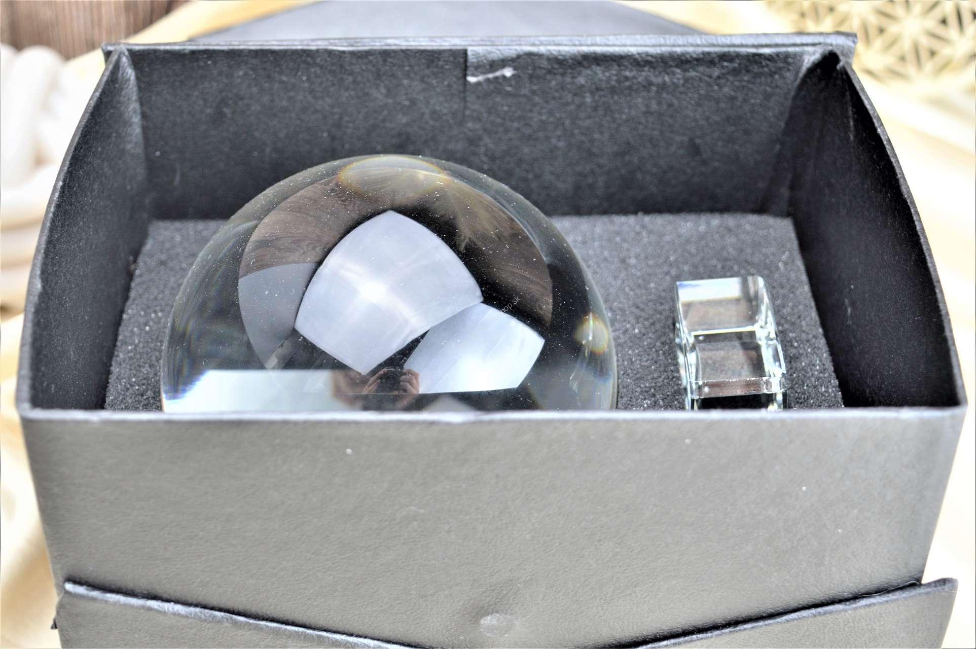 Feng-Shui brúsená veštecká Kryštáľová guľa AA kvalita 10,5 cm v Darčekovom Balení – Obrázok 3