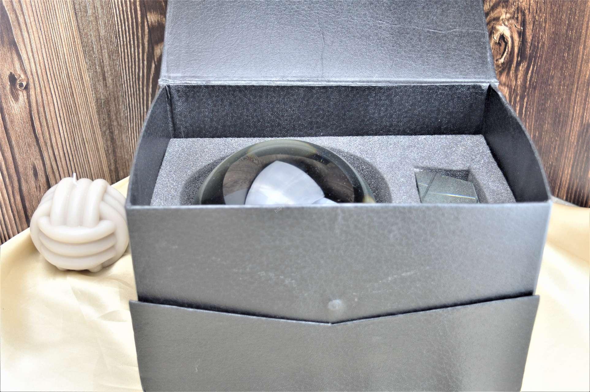 Feng-Shui brúsená veštecká Kryštáľová guľa AA kvalita 14,5 cm 4,4kg v Darčekovom Balení