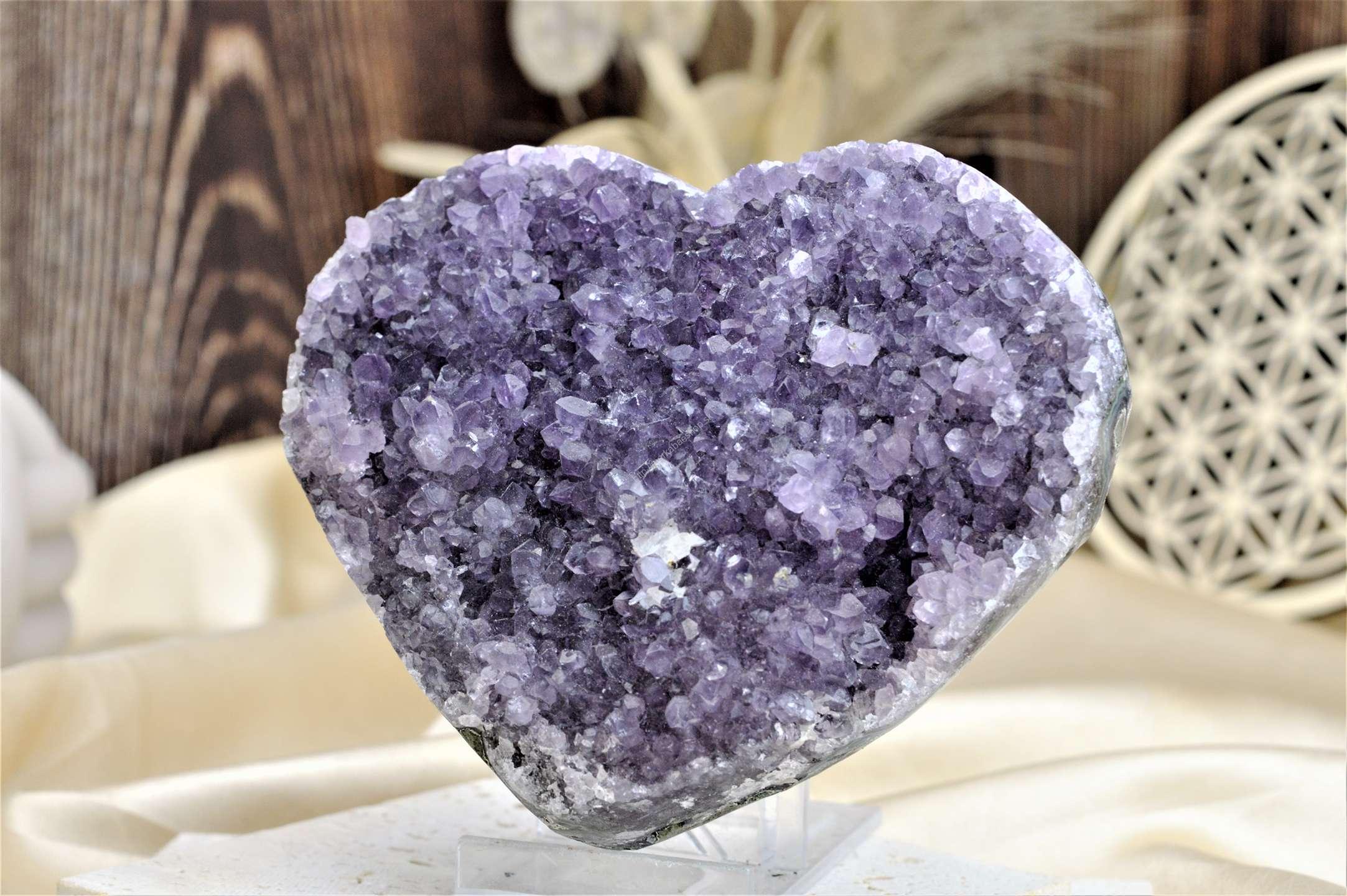 Ametystová drúza SRDCE rovnováhy 3