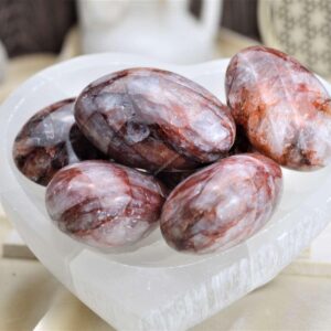 Kamienky KRIŠTÁĽ S HEMATITOM tmavý (Hematoid, Tangerit) XXL