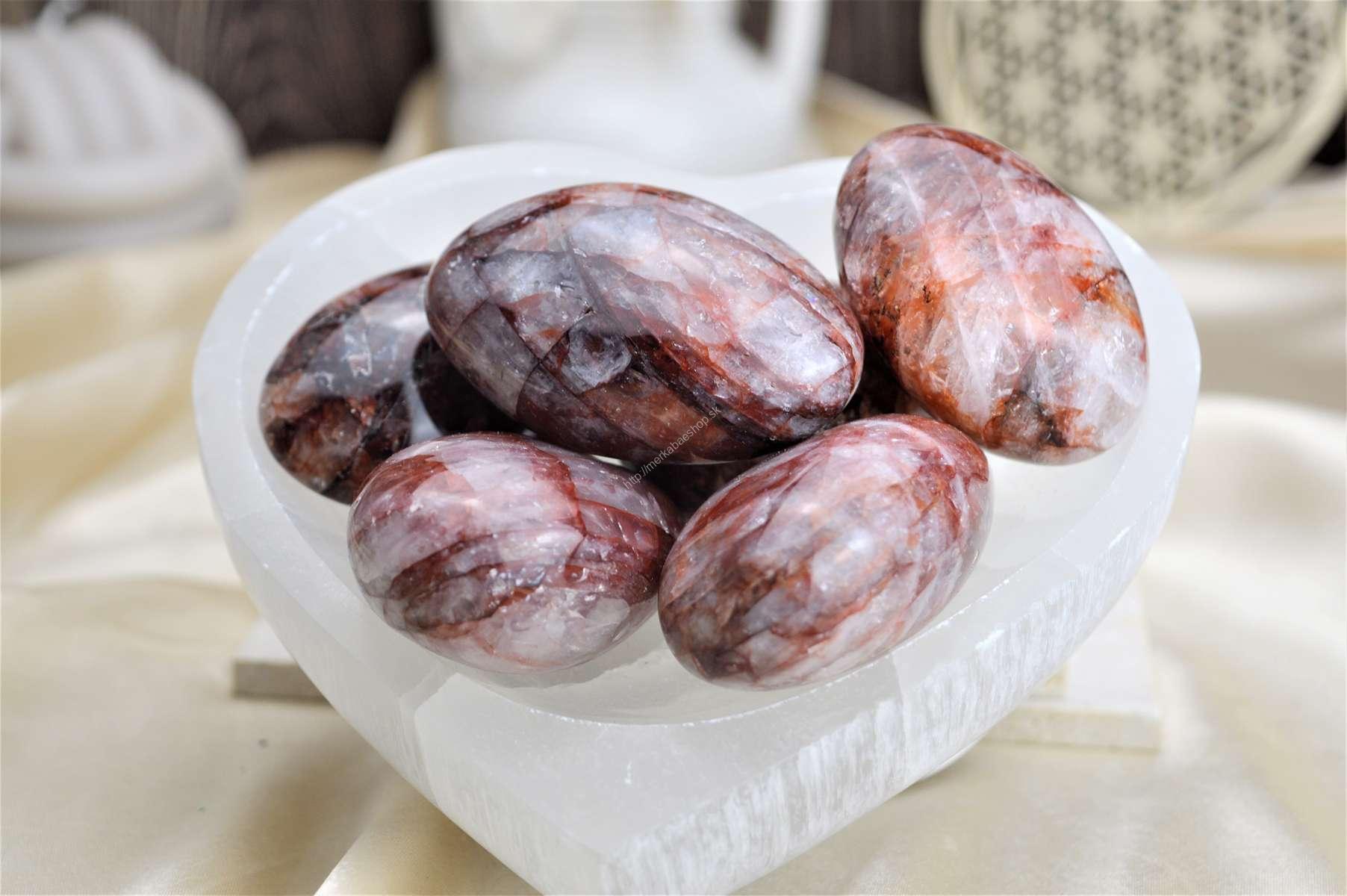 Kamienky KRIŠTÁĽ S HEMATITOM tmavý (Hematoid, Tangerit) XXL