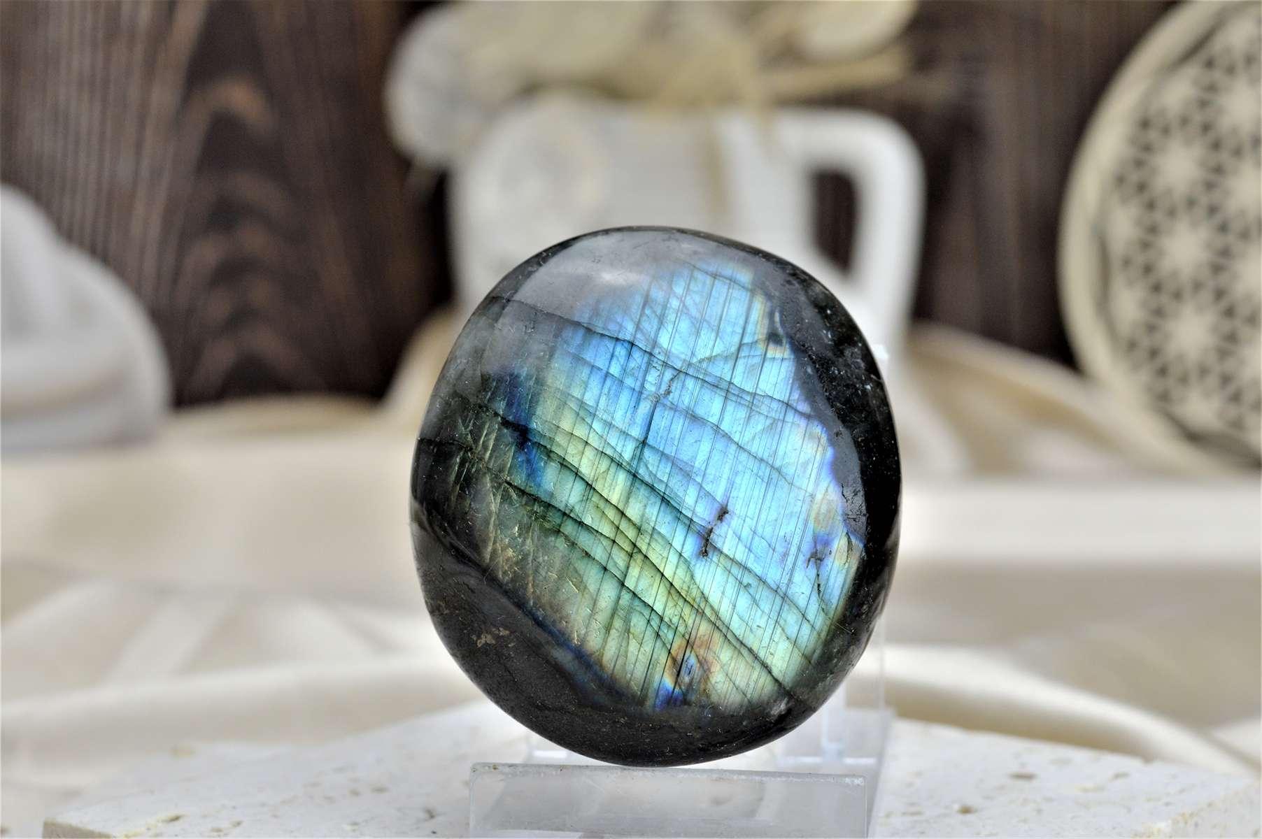 Placka LABRADORIT 3 - Intuícia, Ochrana, Premena, Napredovanie, Prekonanie prekážok AAA Kvalita