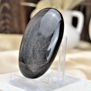 Obsidián Strieborný #3- kameň Manifestácie a Ochrany AAA kvalita