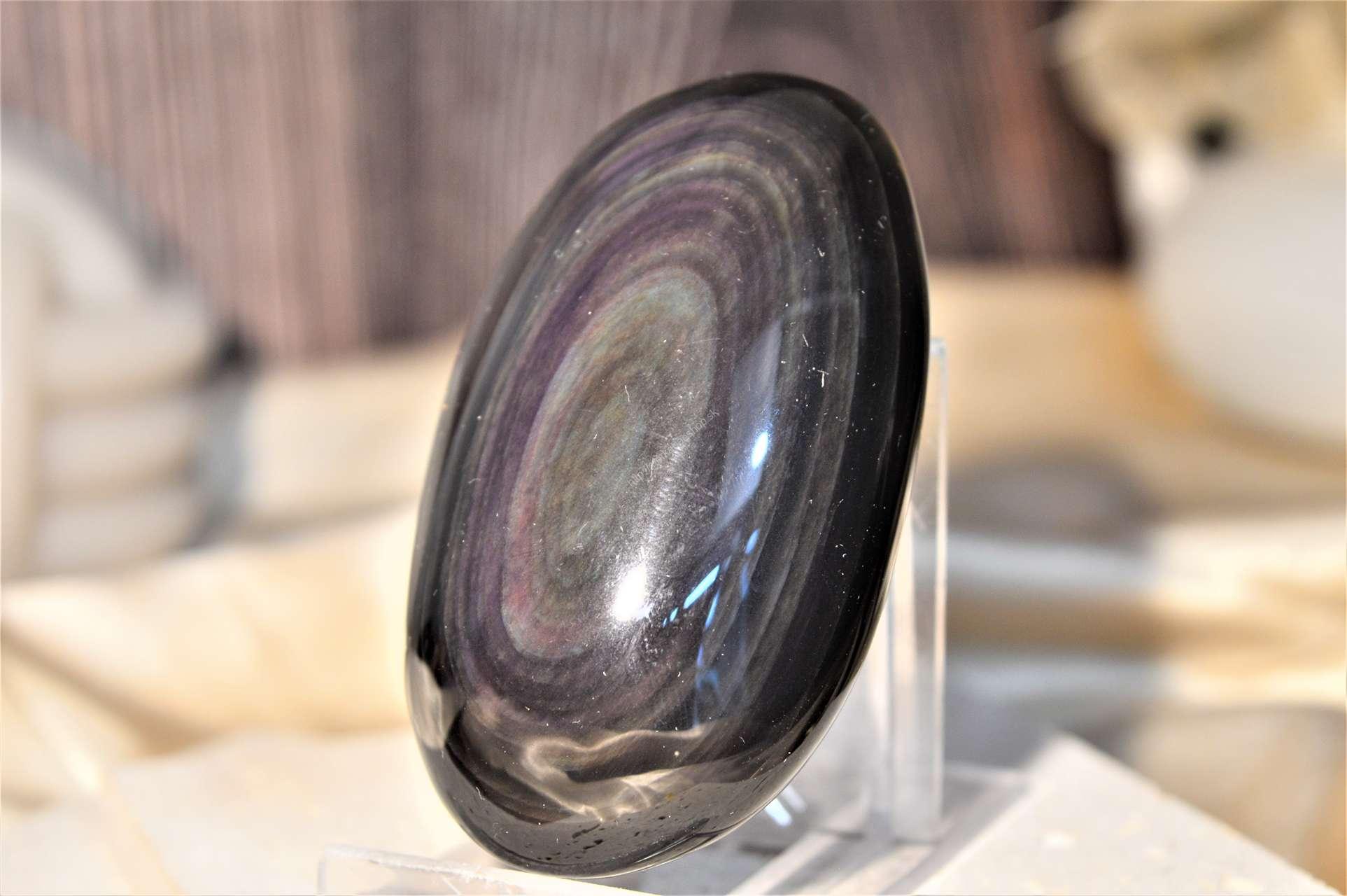 Obsidián Dúhový 1 od temnoty k svetlu, štastie AAA kvalita