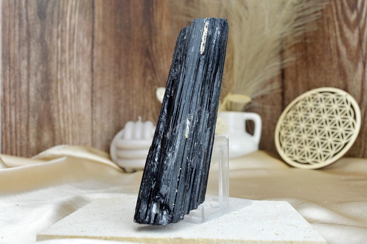 surový ČIERNY TURMALÍN /SKORYL #8 AAA Kvalita – Ochrana, Očista od toxickej energie, Zmierňuje stres a strach