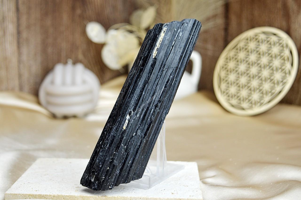 surový ČIERNY TURMALÍN /SKORYL #8 AAA Kvalita – Ochrana, Očista od toxickej energie, Zmierňuje stres a strach