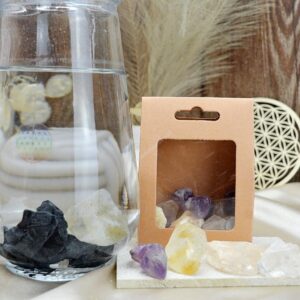 sada na prípravu liečivej krištáľovej vody ENERGIA A OČISTA