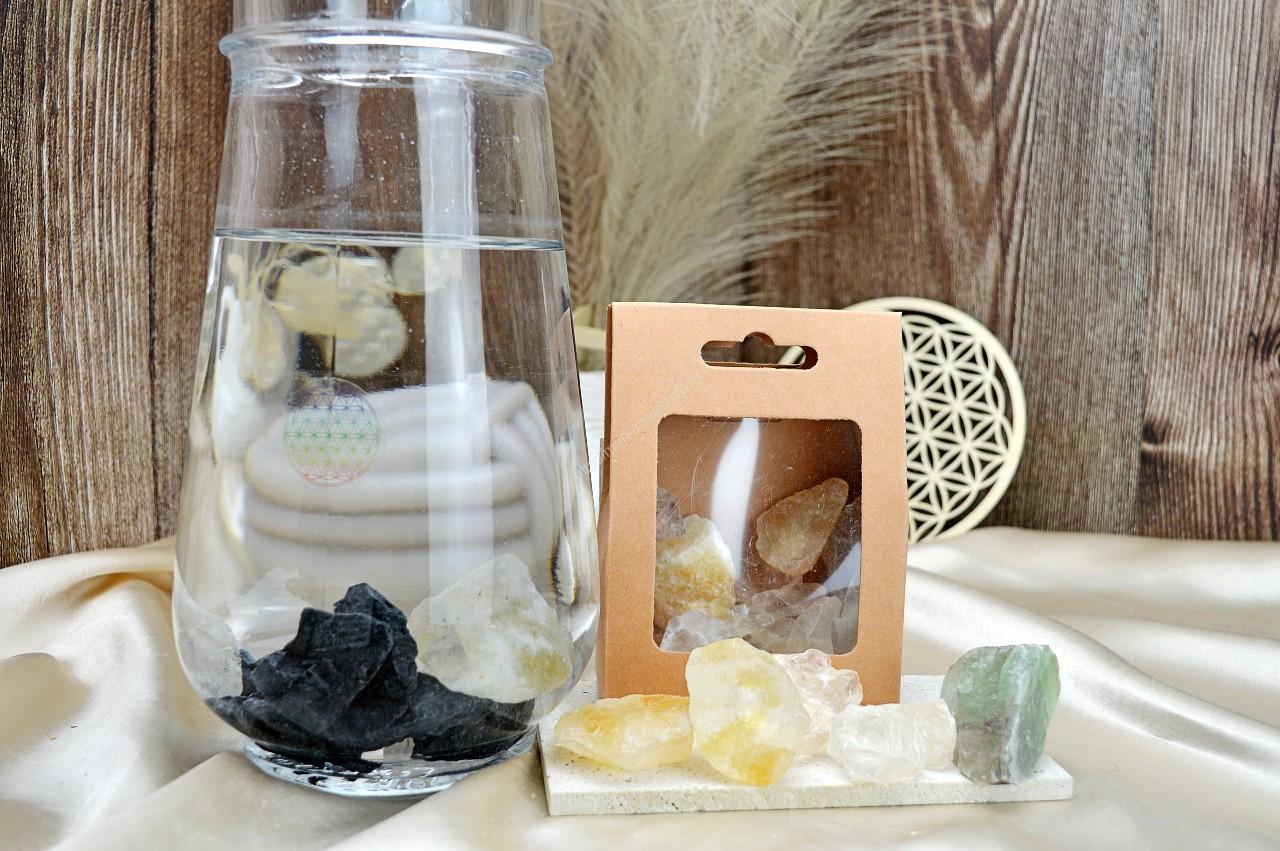 sada na prípravu liečivej krištáľovej vody ENERGIA A POKOJ