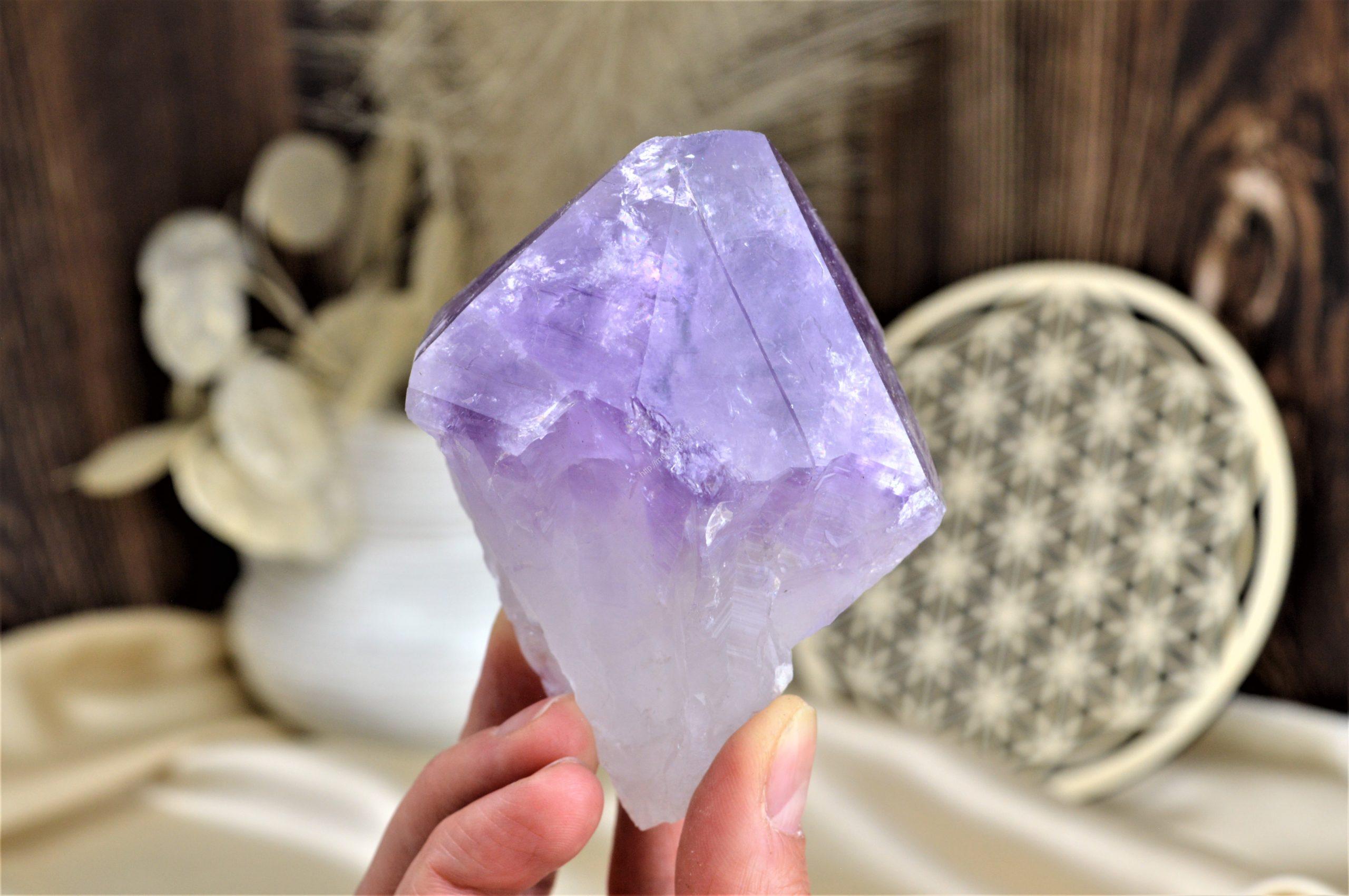 AMETYSTOVÝ surový hrot Božskej Energie a Mieru 5 Extra Kvalita