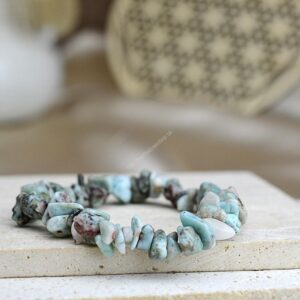 LARIMAR sekaný - Energia Bohyne, Upokojuje, Komunikácia (Plejádsky kameň) B kvalita