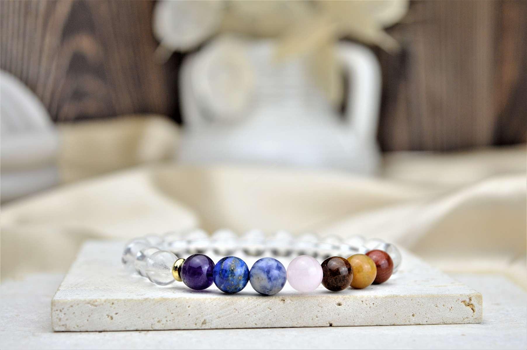 ČAKROVÝ NÁRAMOK + KRIŠTÁĽ - Harmonizácia čakier, zdravie fyzické, psychické, duševné