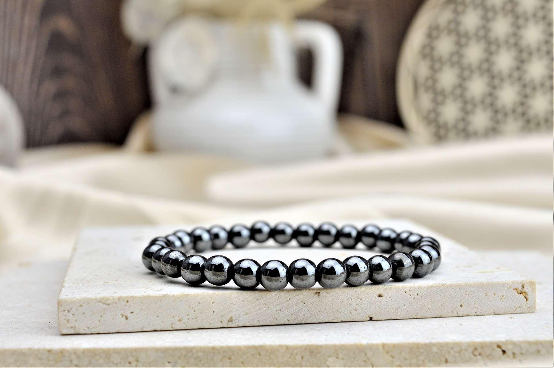 HEMATIT 6mm - Ochrana, Energetický štít, Harmonizácia Jin Jang, Silné Uzemnenie, Tvorba Železa