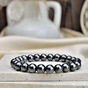 HEMATIT 8mm - Ochrana, Energetický štít, Harmonizácia Jin Jang, Silné Uzemnenie, Tvorba Železa