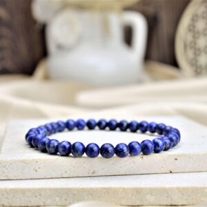 LAPIS LAZULI 6mm- Múdrosť, Intuícia, Psychická Rovnováha, Sebavedomie, Vizualizácia